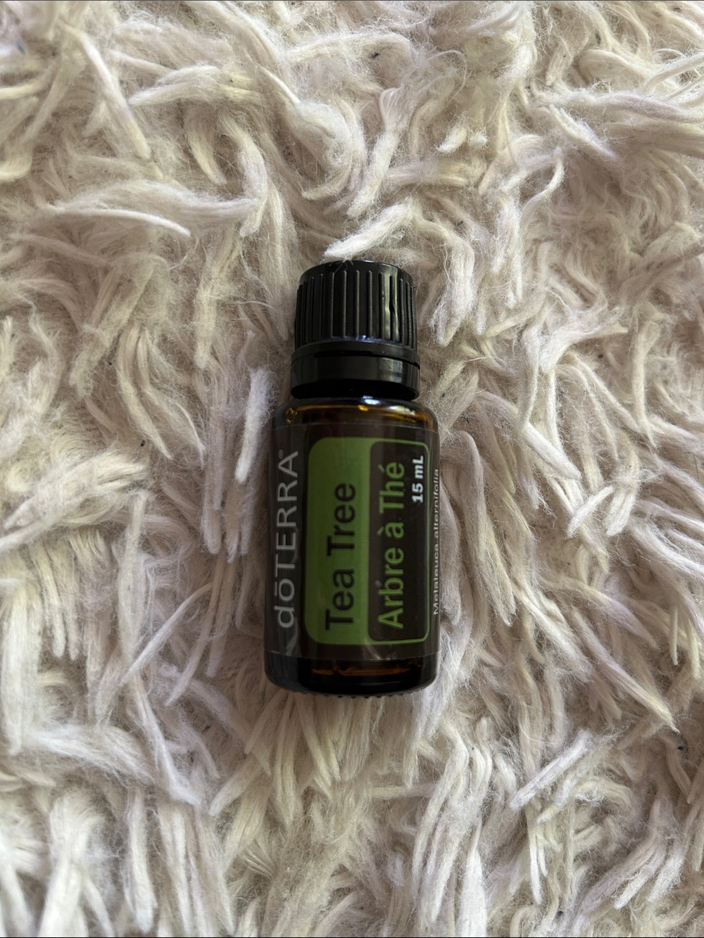 Doterra Tea Tree Essential Oil - green
 Label on Amber Bottle 15 ml, unopened